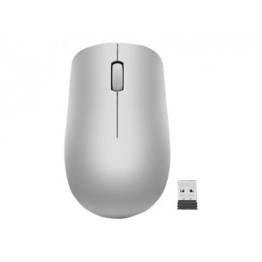 Lenovo | Wireless Mouse | 530 | Optical Mouse | 2.4 GHz Wireless via Nano USB | Platinum Grey | 1 year(s)