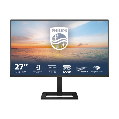 Philips | 27E1N1300AE/00 | 27 " | IPS | 16:9 | 100 Hz | 4 ms | 1920 x 1080 pixels | 250 cd/m | HDMI ports quantity 1 | Warranty 