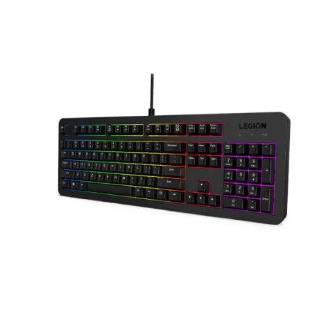 Lenovo Gaming Keyboard | Legion K310 RGB | Keyboard | Wired | US English | Black | USB 2.0 | Membrane