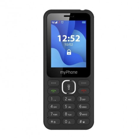 myPhone 6320 | Black | 2.4 " | TFT | 32 MB | 32 MB | Dual SIM | Main camera resolution 0.3 MP | 100 mAh