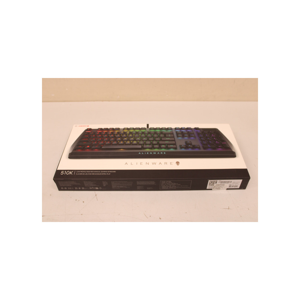 SALE OUT. Dell Alienware 510K Low-profile RGB Mechanical Gaming Keyboard - AW510K (Dark) | Dell | Alienware Gaming Keyboard | AW