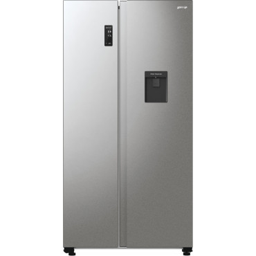 Gorenje Refrigerator | NRR9185EAXLWD | Energy efficiency class E | Free standing | Side by side | Height 178.6 cm | No Frost sys