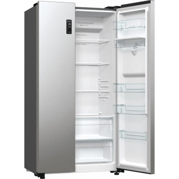 Gorenje Refrigerator | NRR9185EAXLWD | Energy efficiency class E | Free standing | Side by side | Height 178.6 cm | No Frost sys