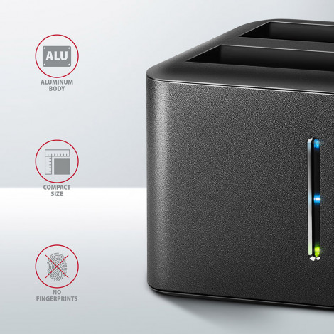 AXAGON | SuperSpeed USB DUAL 2.5" SSD/HDD MINI dock | ADSA-D25