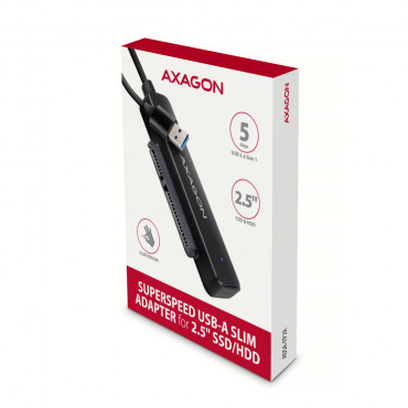 AXAGON USB-A 5Gbps SLIM adapter for 2.5" SSD/HDD | ADSA-FP2A