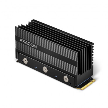 AXAGON Passive aluminum heatsink for single-sided and double-sided M.2 SSD disks, size 2280, height 36 mm | CLR-M2XL