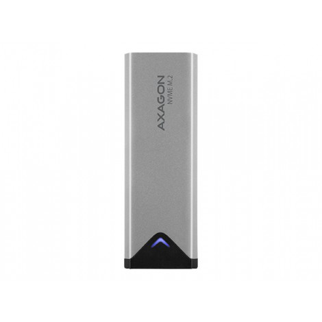 AXAGON External SuperSpeed+ USB-C metal box for M.2 NVMe SSD disks having sizes of up 42 to 80 mm