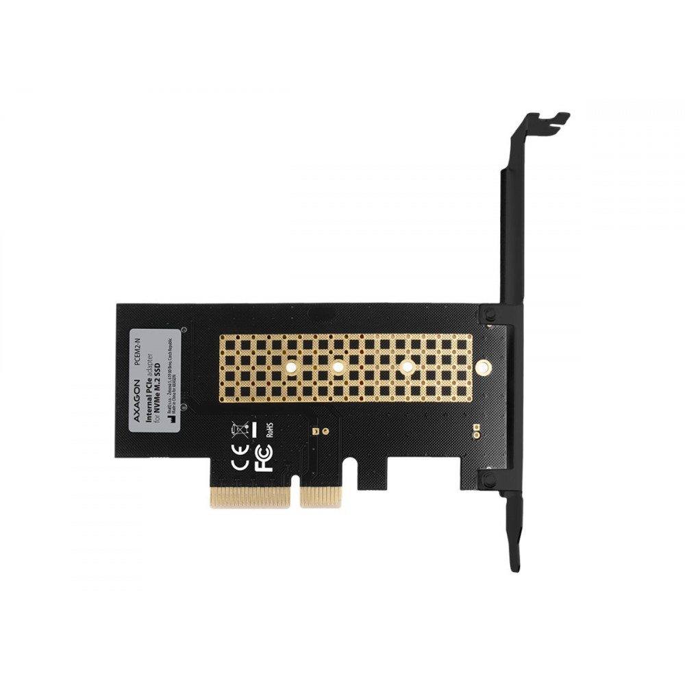 AXAGON The PCI-Express x4 internal adapter for connecting an NVMe M.2 SSD disk to a computer | PCEM2-N