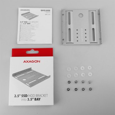 AXAGON Metal frame for mounting one 2.5" disk into one 3.5" position | RHD-125S