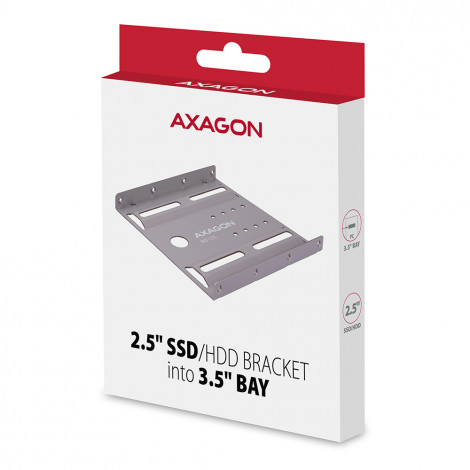 AXAGON Metal frame for mounting one 2.5" disk into one 3.5" position | RHD-125S