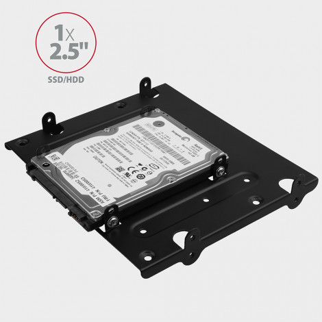 AXAGON Metal frame for mounting four 2.5" disks or two 2.5" disks and one 3.5" disk in a 5.25" position | RHD-435