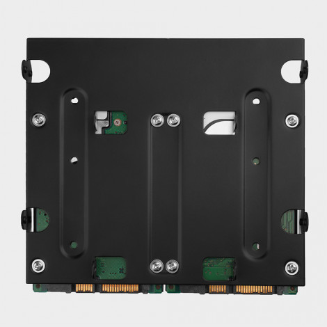 AXAGON Metal frame for mounting four 2.5" disks or two 2.5" disks and one 3.5" disk in a 5.25" position | RHD-435