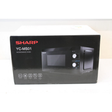 SALE OUT. Sharp YC-MS01E-B Microwave oven, 20 L capacity, 800 W, Black | Sharp | YC-MS01E-B | Microwave Oven | Free standing | 2