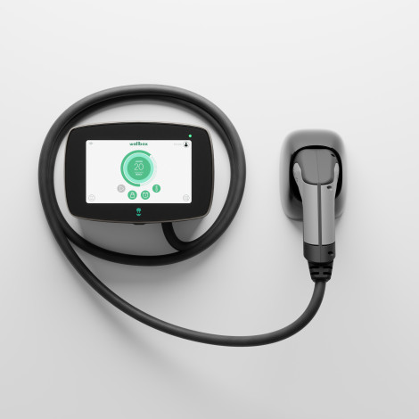 Wallbox | Electric Vehicle charger, 5 meter cable Type, 2OCCP + RFID + DC Leakage | Commander 2 | 11 kW | Wi-Fi, Bluetooth, Ethe