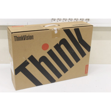 SALE OUT. Lenovo ThinkVision T24i-30 23.8 1920x1080/16:9/250 nits/DP/HDMI/USB/Black/ DAMAGED PACKAGING | Lenovo | ThinkVision | 