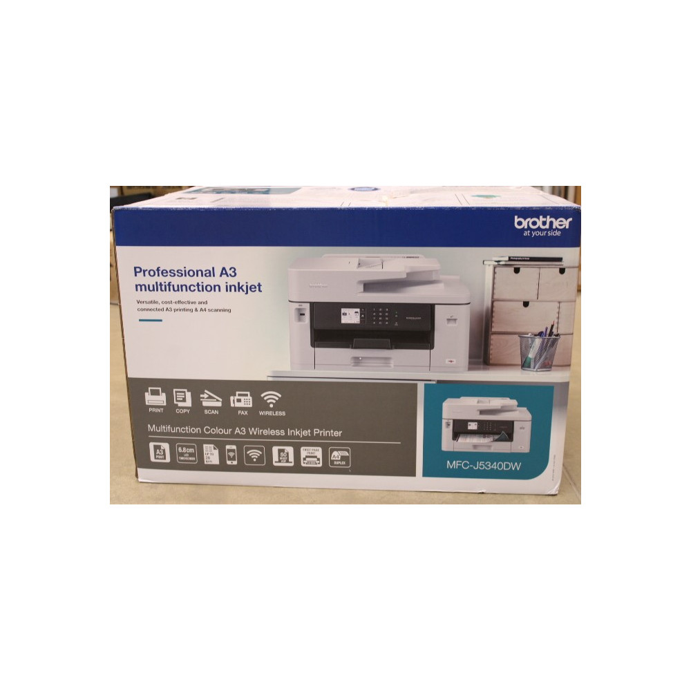 SALE OUT. Brother MFC-J5340DW 4in1 colour inkjet printer | Brother MFC-J5340DW | Inkjet | Colour | 4-in-1 | A3 | Wi-Fi | DAMAGED