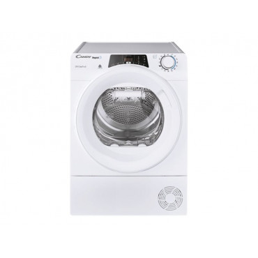 Candy Dryer Machine | ROE H8A2TE-S | Energy efficiency class A++ | Front loading | 8 kg | Big Digit | Depth 61.1 cm | White