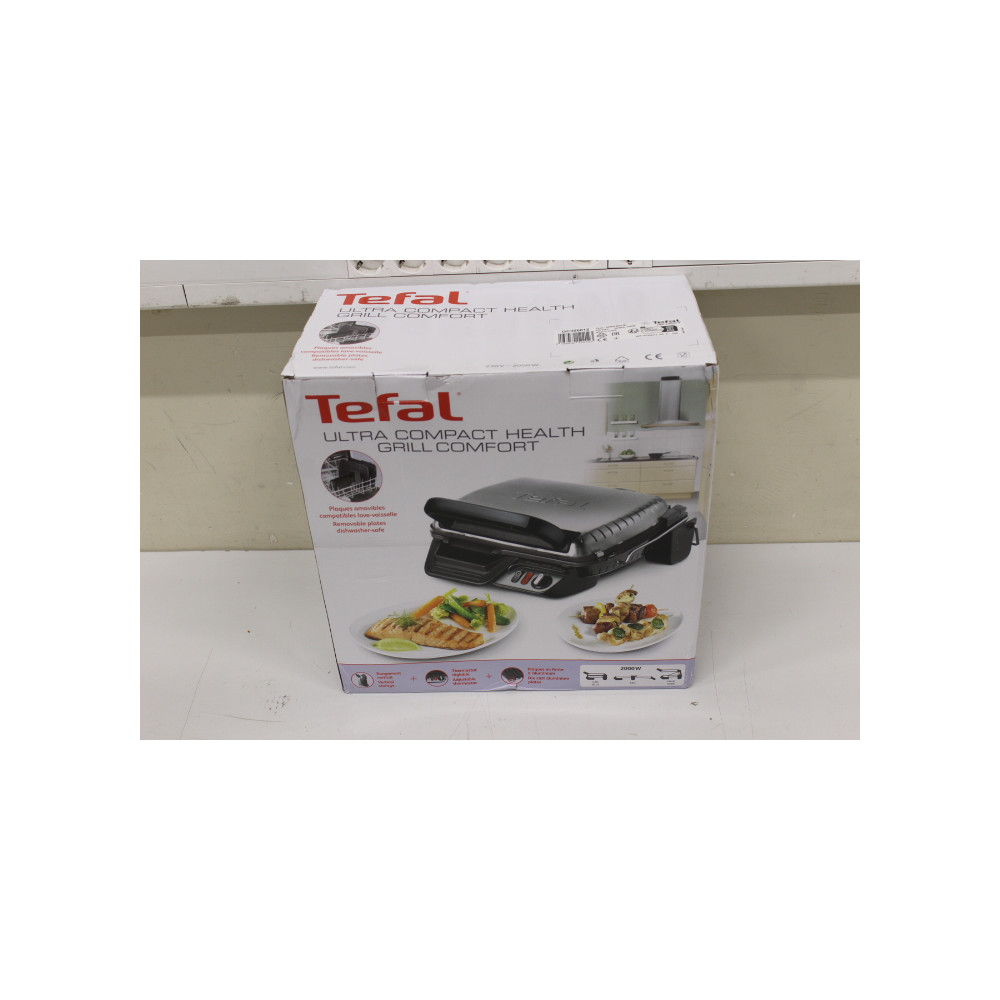 SALE OUT. Tefal GC3060 Grill Ultracompact, 2000W, Grill, Oven, Barbecue functions, Non-stick coating plates, Cooking surface 600