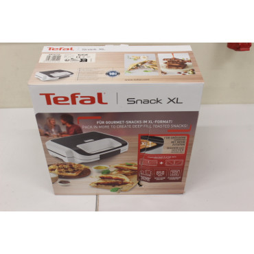 SALE OUT. Tefal SW701110 Snack XL Wafle maker, White/Grey | TEFAL | Wafle Maker Snack XL | SW701110 | 850 W | Number of pastry 2