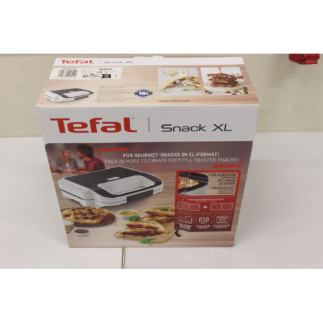 SALE OUT. Tefal SW701110 Snack XL Wafle maker, White/Grey | TEFAL | Wafle Maker Snack XL | SW701110 | 850 W | Number of pastry 2