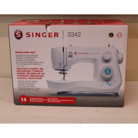 SALE OUT. Singer 3342 Fashion Mate Sewing Machine, White | Singer | Sewing Machine | 3342 Fashion Mate | Number of stitches 32 |