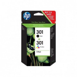 OEM kasetės HP No.301 Combo Pack Black + Color (N9J72AE)