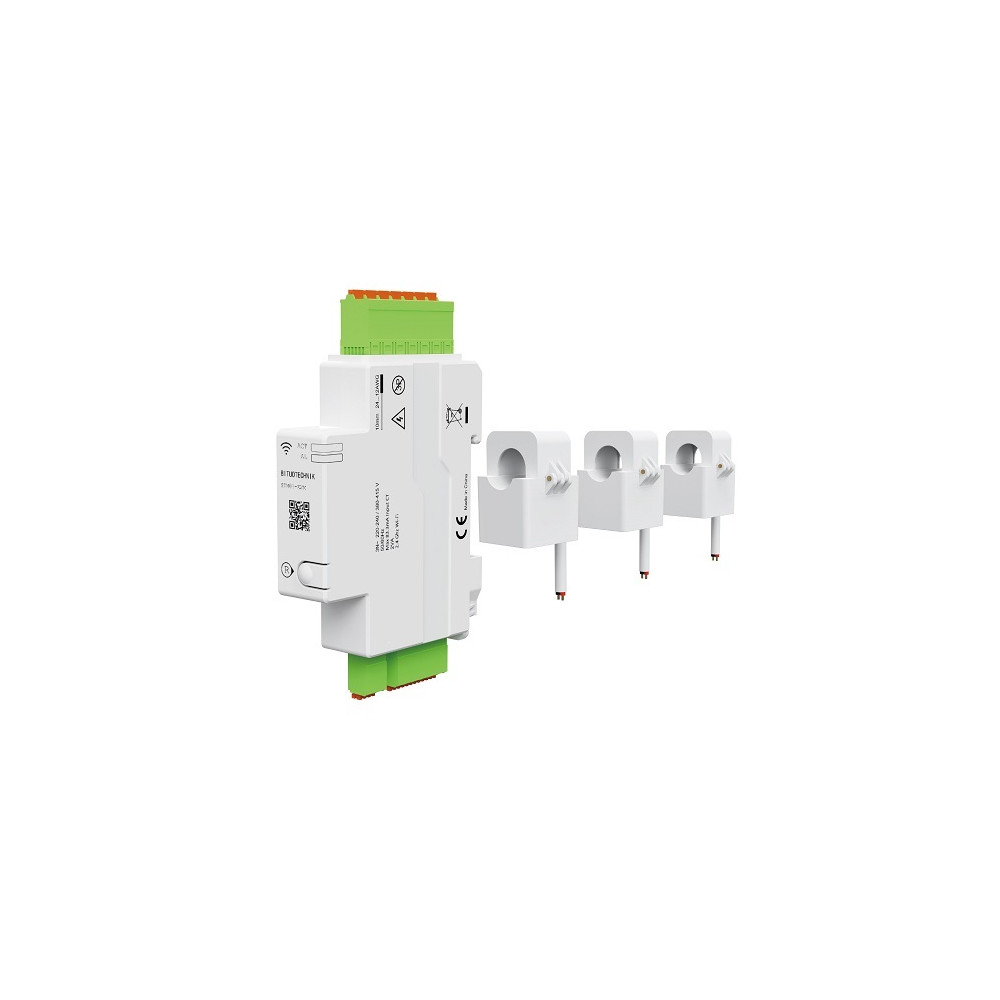 Išmanus energijos matuoklis, 3P+N,120A, DIN, Tuya, Wi-Fi