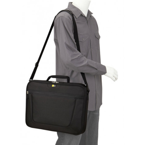 Case Logic | VNCI217 | Fits up to size 17.3 " | Messenger - Briefcase | Black | Shoulder strap