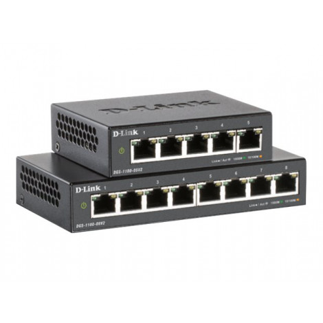D-Link | 5-Port Gigabit PoE Smart Managed Switch and PoE Extender | DGS-1100-05PDV2 | Web managed | Desktop | Power supply type 