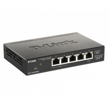 D-Link | 5-Port Gigabit PoE Smart Managed Switch and PoE Extender | DGS-1100-05PDV2 | Web managed | Desktop | Power supply type 