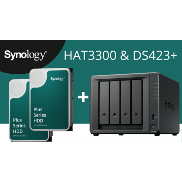 Bundle SYNOLOGY DS423+ + 4x...