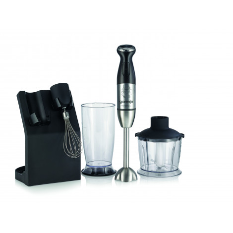 Gorenje | Blender | HBC807QB | Hand Blender | 800 W | Number of speeds Variable | Chopper | Black