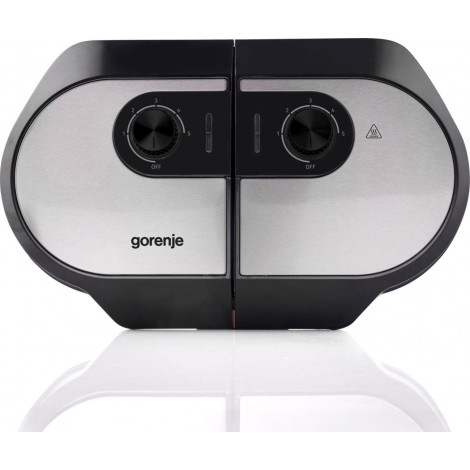 Gorenje | Mini Grill, Waffle plate | WM1400SB | Electric Grill | 1400 W | Diameter 18 cm | Black