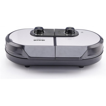 Gorenje | Mini Grill, Waffle plate | WM1400SB | Electric Grill | 1400 W | Diameter 18 cm | Black