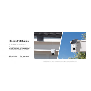 Anker Eufy Security Camera with Solar Panel | SoloCam E30 | F/1.6 | IP65 | Micro SD, Max. 128GB