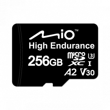 Mio High-Endurance | 256 GB | MicroSD | Flash memory class UHS-I