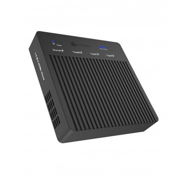 Raidsonic 4-Bays USB4 Duplicator (1:3 clone) for NVMe M.2 SSD | IB-4013MCL-C4