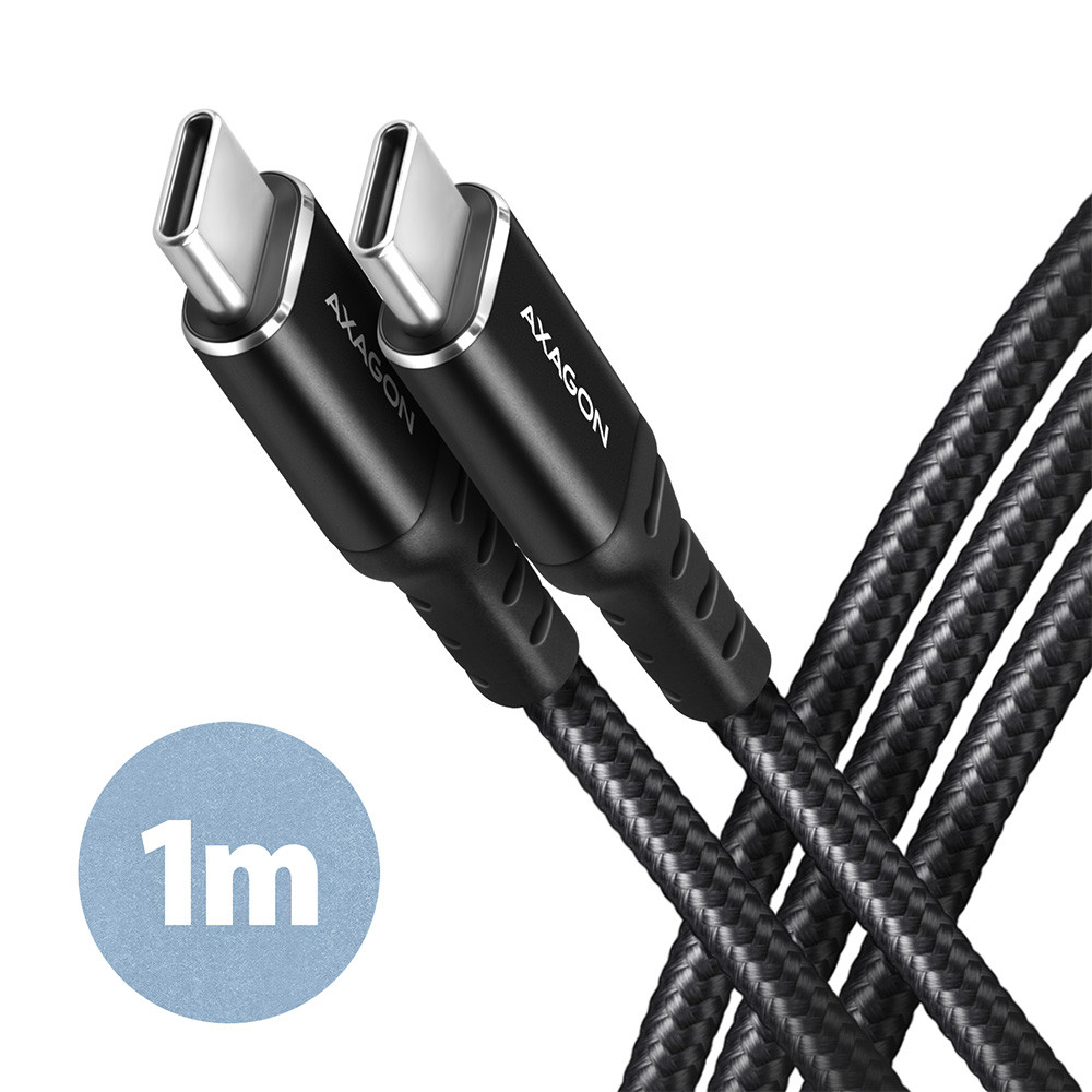 AXAGON Data and charging cable, 1m | BUCM-CM10AB | USB Type C to USB Type C