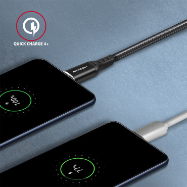 AXAGON Data and charging cable, 3 m | BUCM-CM30AB | USB Type C to USB Type C