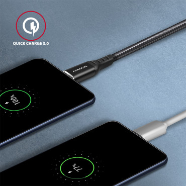 AXAGON BUCM-AM15AB HQ USB-C USB-A cable 1.5 m