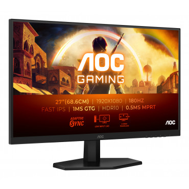 AOC 27G42E | 27 " | IPS | FHD | 16:9 | 180 Hz | 1 ms | 1920 x 1080 pixels | 300 cd/m | HDMI ports quantity 1 | Black
