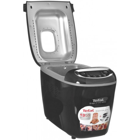 TEFAL | Bread Maker | PF611838 | Power 1600 W | Number of programs 19 | Display LCD | Black