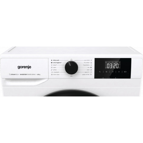 Gorenje Washing Machine | W3NGPI62SBS | Energy efficiency class B | Front loading | Washing capacity 6 kg | 1200 RPM | Depth 47 