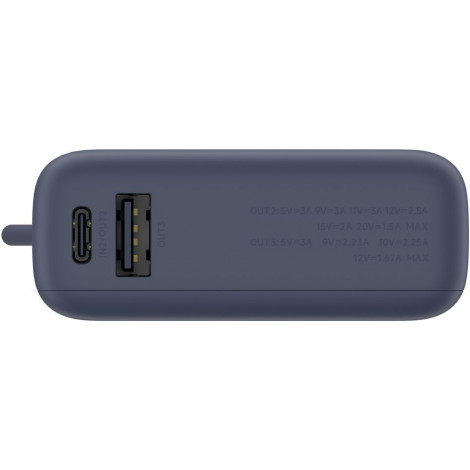 Xiaomi 33W Power Bank (Integrated Cable) | 10000 mAh | USB-C | Ice Blue