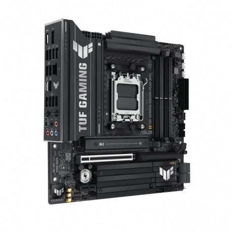 Asus TUF GAMING B850M-PLUS WIFI | Processor family AMD | Processor socket AM5 | DDR5 | Supported hard disk drive interfaces M.2,