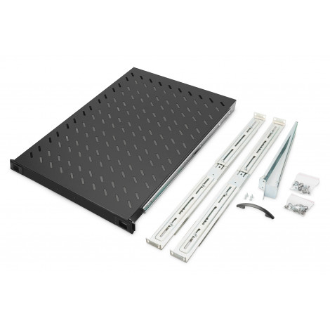 Digitus Extendible Shelf for 483 mm Cabinets | DN-19 TRAY-2-1000SW | Black