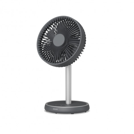 Duux Fan | Rize Flex | Stand Fan | Grey | Diameter 21 cm | Number of speeds 4 | Oscillation | 10 W | No