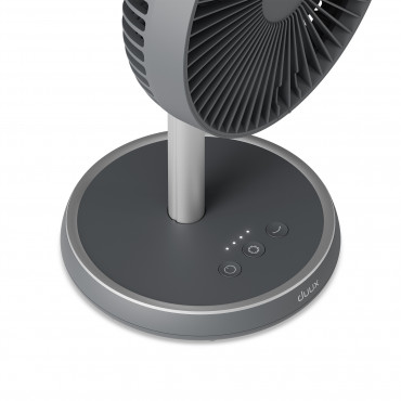 Duux Fan | Rize Flex | Stand Fan | Grey | Diameter 21 cm | Number of speeds 4 | Oscillation | 10 W | No