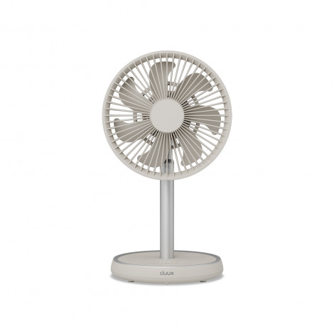 Duux Fan | Rize Flex | Stand Fan | Greige | Diameter 21 cm | Number of speeds 4 | Oscillation | 10 W | No