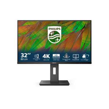 Philips 32B1N3800/00 | 32 " | VA | 16:9 | 60 Hz | 4 ms | 3840 x 2160 pixels | 350 cd/m | HDMI ports quantity 2 | Black